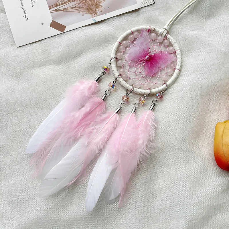 Dream Catcher Butterfly Wind Chimes Car Hanging Ornaments Gift 🪶🦋