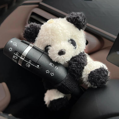 Kawaii Plush Puppy Wiper Accessory 🐶✨ Cute Bowknot Dog Car Decoration for Whimsical Interiors!