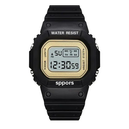 ✨ Kawaii LED Rainbow Wristwatch 🌈 | Cute & Colorful Sports Watch for Girls 🎀 | Waterproof Digital Timepiece 🎉