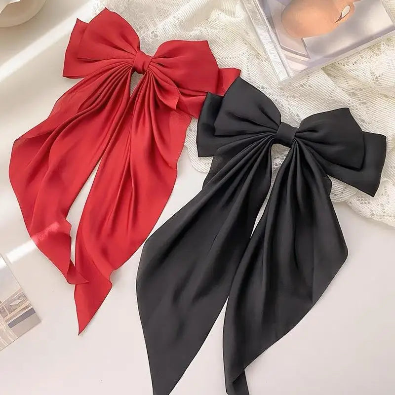 Adorable Bowknot Hair Clip 🎀✨ - Cute Ponytail Accessory for Trendy Girls! 🌸💕