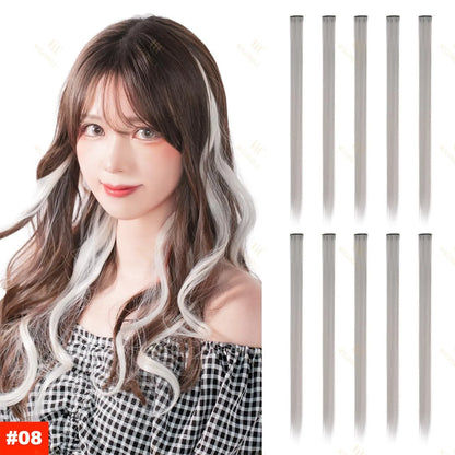 18 Color ClipIn Hair Extensions 22 Inch High Gloss Straight Wig For Women 💖
