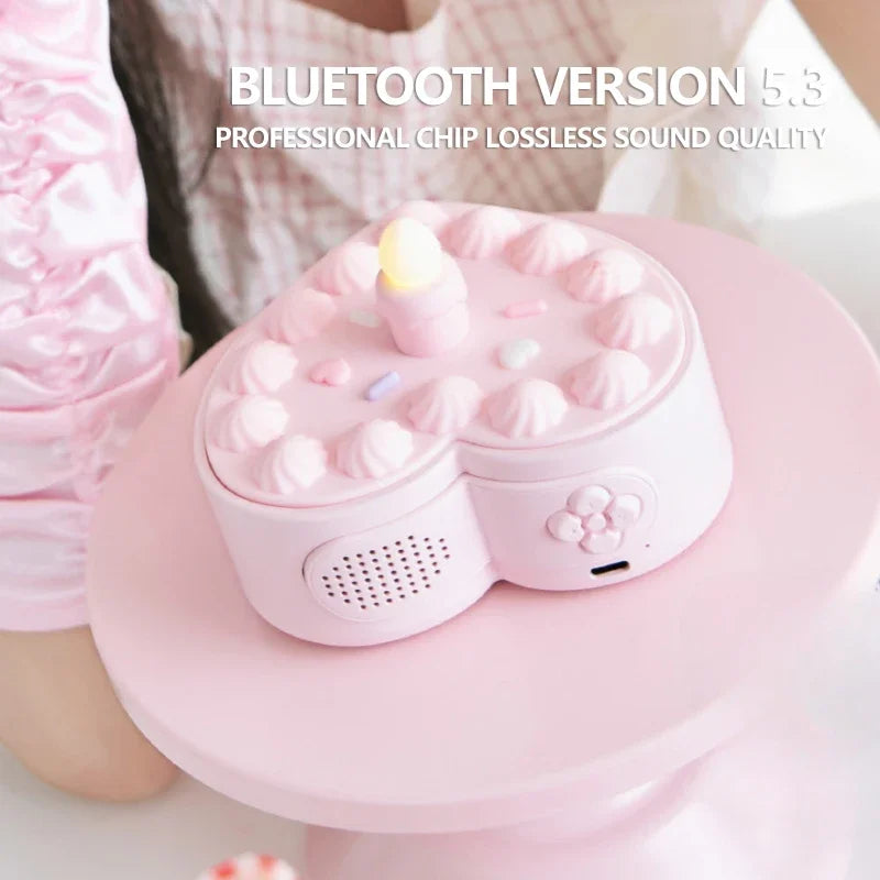✨ Kawaii Dreamy Bluetooth Speakers 🎶 - Adorable White Noise Sleep Aid & Night Light 🌙 for Cozy Vibes & Birthday Bliss 🎂