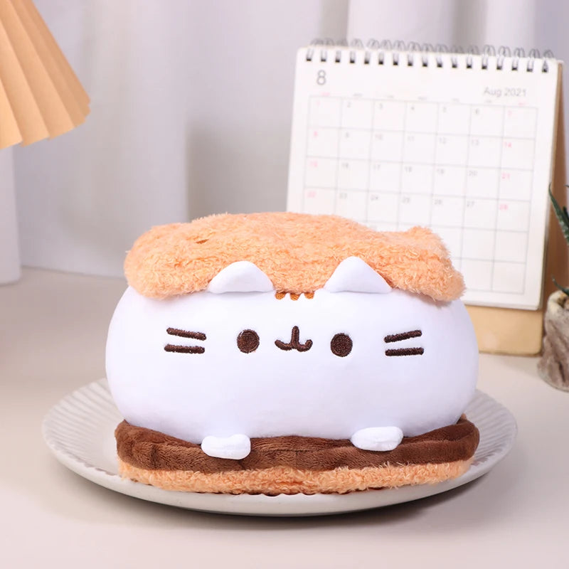 Chubby Cookie Cat Cuddle Buddy 🐱🍪 Plush Pillow Pals! - Pixie Quill