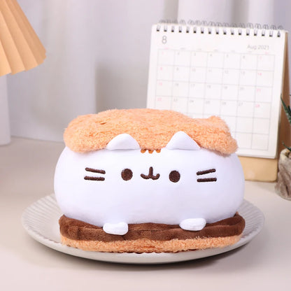 Chubby Cookie Cat Cuddle Buddy 🐱🍪 Plush Pillow Pals! - Pixie Quill
