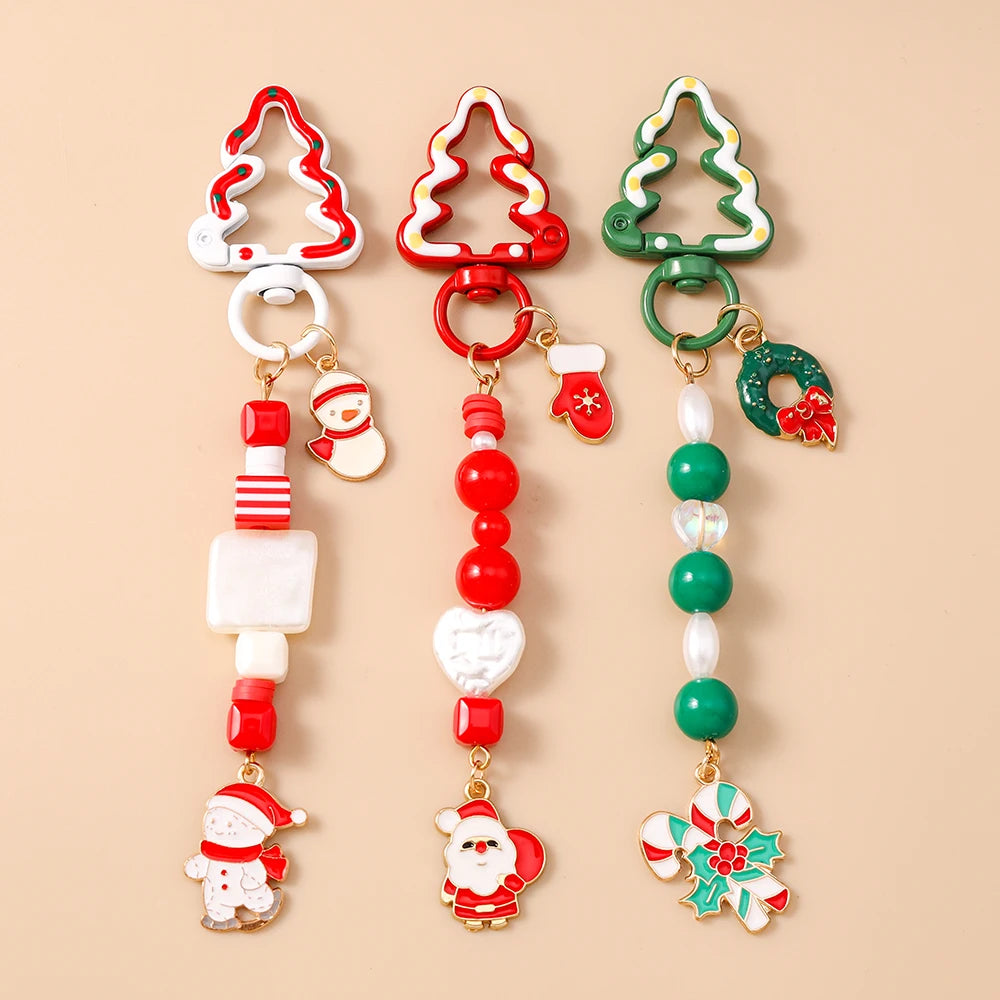 Cute Snowman Christmas Keychain For Women Girls Gift 🎄⛄✨