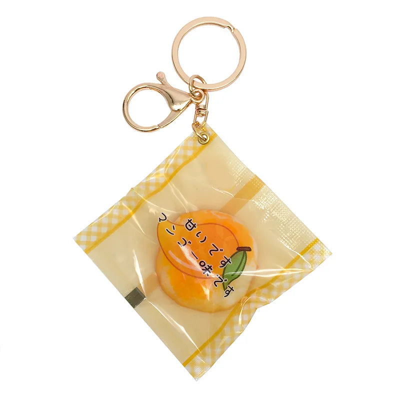 Pineapple Bag Keychain Candy Charm 🍍 Cute Stress Relief Pendant For Bags