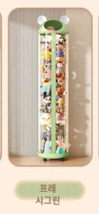 Kawaii Plush Toy Paradise: Transparent Storage Pail 🧸✨ - Large Capacity Cylinder for Adorable DIY Plushies! 🌈💖