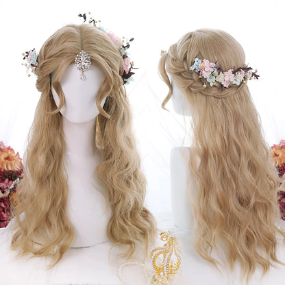 Kawaii Black & Blue Long Straight Lolita Wig 💖✨ Perfect for Cosplay & Parties! 🎉🎀