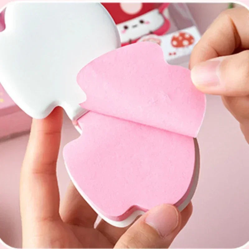 Kawaii Cartoon Soft Silicone Sticky Notes 📒✨ - Adorable Memo Pads for School & Office Supplies! 🐾💖
