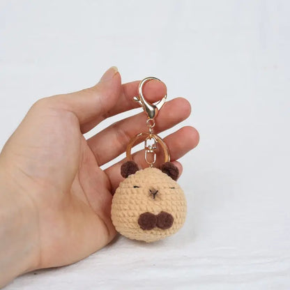 Bear Couple Keychains Crochet Duo For Keys And Bags Cute Handcrafted Charms 🧶🐻