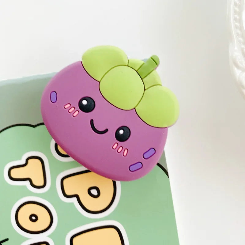 🍓 Adorable Strawberry Pop Grip Stand for iPhone 15/14 & Samsung 📱✨ - Pixie Quill