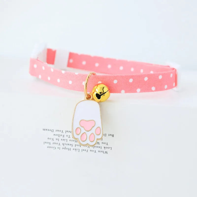 🍉✨ Adorable Adjustable Cat Collar with Bells 🎉 - Cute Avocado Pendant for Your Furry Friend 🐾💕