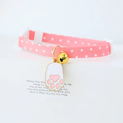 🍉✨ Adorable Adjustable Cat Collar with Bells 🎉 - Cute Avocado Pendant for Your Furry Friend 🐾💕