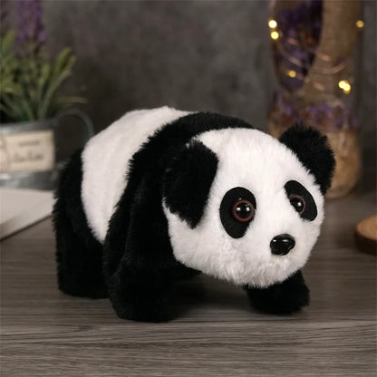 Adorable Walking Panda Plush Toy 🐼 | Interactive Cute Sheep Stuffed Animal 🐑 | Kawaii Simulation Doll Collection 🌟