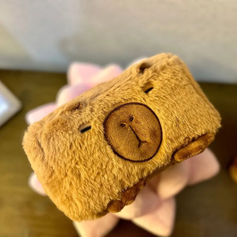Adorable Capybara Plush Tissue Box 🐾✨ - Cute Kawaii Home Decor & Soft Toy!