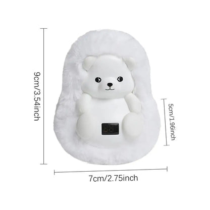Cute Panda Pocket Hand Warmers USB Rechargeable Plush Hand Warmth Bag With Temperature Adjustable For Friends Family