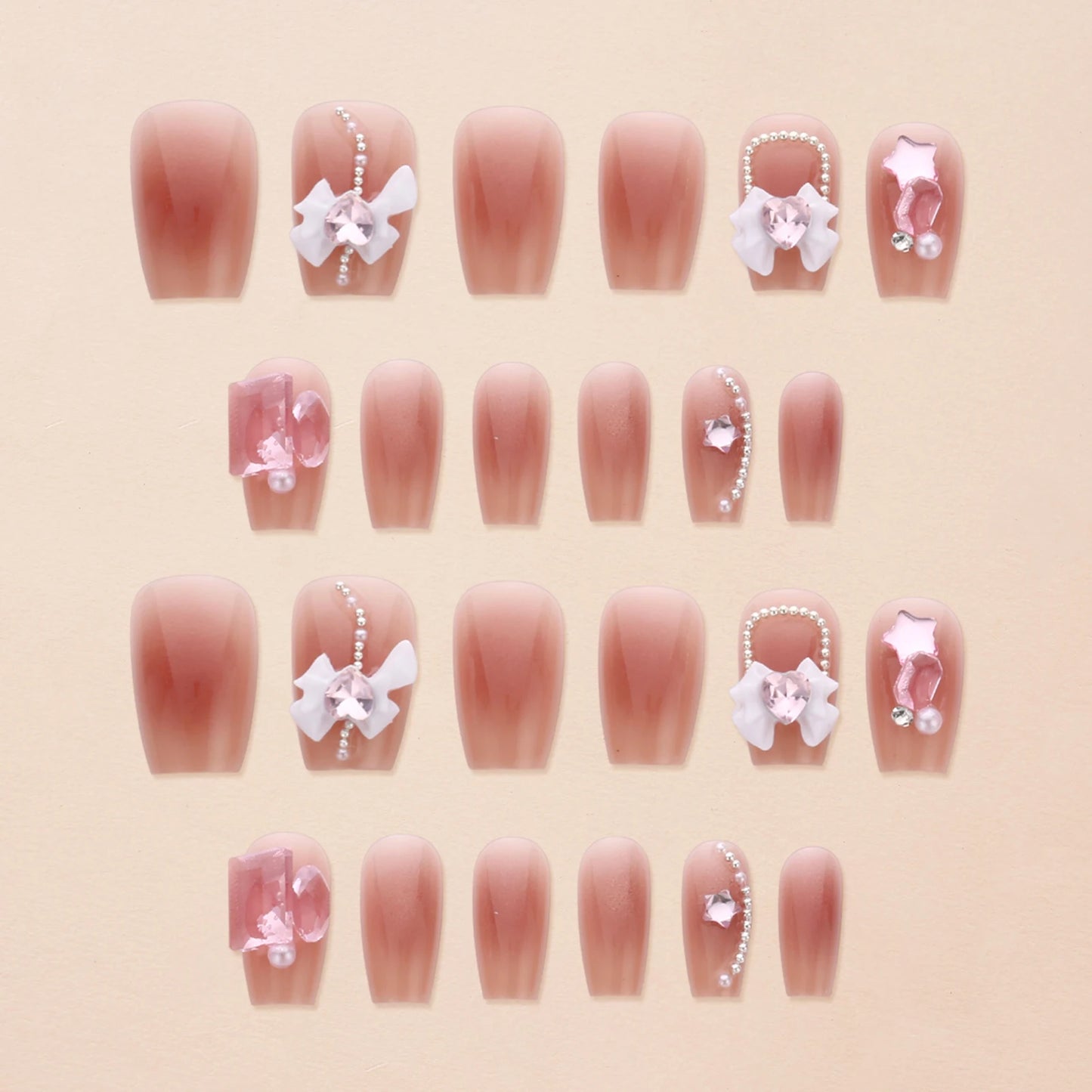 Adorable Blush Pink 3D Bow Nails 🌸✨ | Chip-Proof & Smudge-Proof Manicure Must-Have! 💖💅