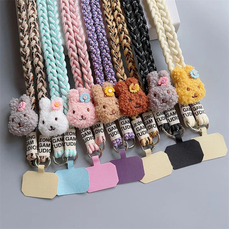 Kawaii Outdoor Adventure Lanyard 🌟✨ Cute Mobile Phone Strap for Women - Anti-Loss & Fashionable Hanging Accessory! 🎀📱
