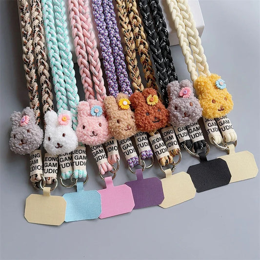 Kawaii Outdoor Adventure Lanyard 🌟✨ Cute Mobile Phone Strap for Women - Anti-Loss & Fashionable Hanging Accessory! 🎀📱