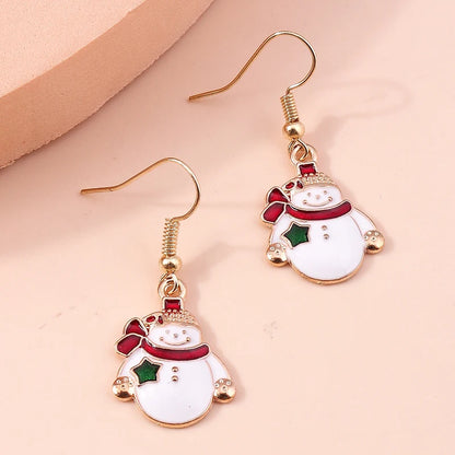 Whimsical Christmas Drop Earrings For Women Tree Deer Santa Dangle Jewelry 🎄✨