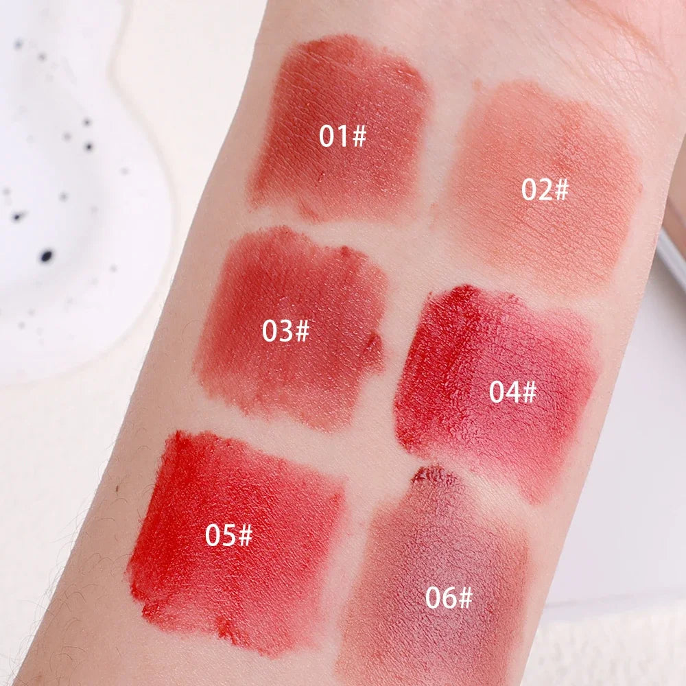 ✨ Adorable Bear Keychain Lip Mud - 12 Fun Colors! 💄 Matte & Waterproof Velvet Lipstick for All Skin Types 🌈 Long-Lasting Lips Makeup! 🐻