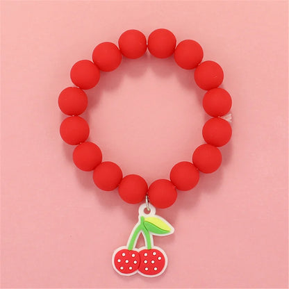 💖 Adorable Kawaii Popcorn Beads Bracelet 🌈 for Girls - Whimsical Friendship Jewelry 🌟