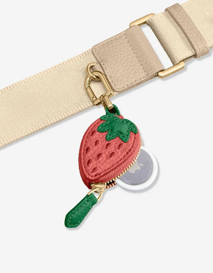 Kawaii Strawberry Coin Purse 🍓✨ Cute Mini Keychain Wallet for Girls & Women