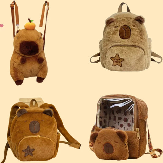 Capybara Plush Backpack