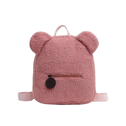 Kawaii Custom Bear Backpack 🐻✨ - Adorable Plush Toddler Bag for Girls | Personalised Name | Cute Casual Shoulder Rucksack 🎒