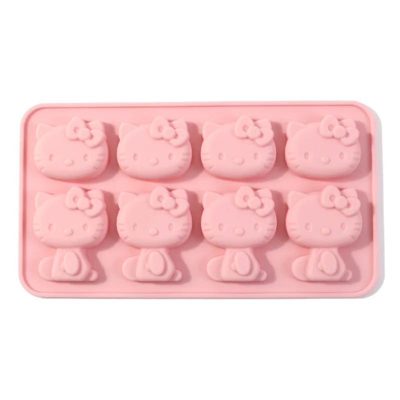 Hello Kitty Ice Tray Silicone Mold Cute DIY Treats Set Sanrio 🎀🧁