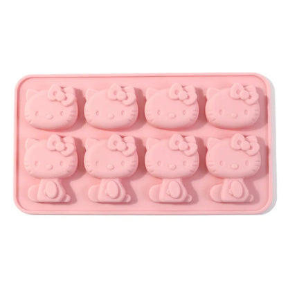 Hello Kitty Ice Tray Silicone Mold Cute DIY Treats Set Sanrio 🎀🧁