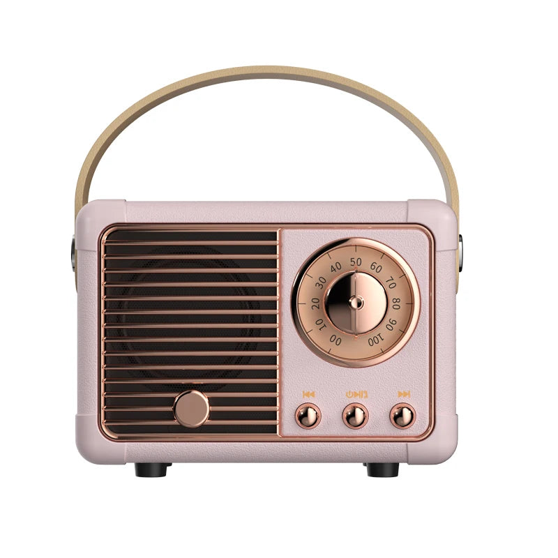 Kawaii Retro Bluetooth Speaker 🎶💕 | Portable Mini 3W Wireless Cutie with 3D Surround Sound 🌈✨
