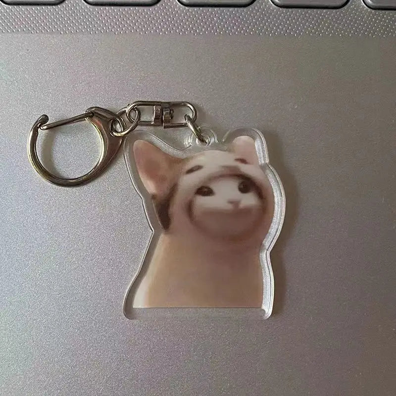 Kawaii Cheems Burger Keychain 🍔✨ | Cute Shiba Warrior Meme Accessory | Adorable Dog Lover Gift 🐾💖