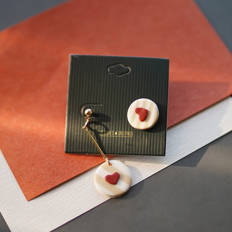 Whimsical Floral Christmas Earrings Set Handmade Polymer Clay Dangles Multicolor Palette For Women 🎄✨