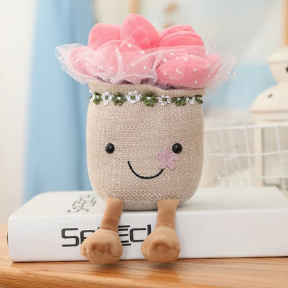 Kawaii Plush Succulent Doll 🌷🌼 - Adorable Tulip & Lily Of The Valley for Cozy Decor & Sweet Gifts 🎁✨