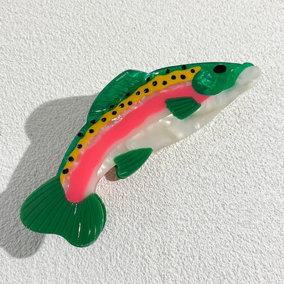 Oversize Acetate Marine Animal Hairpin Set Tortoise Turtle Fish Shark Clips 🐢🐟🦈