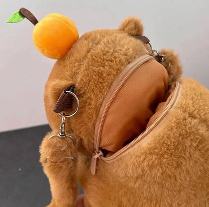 Capybara Plush Backpack