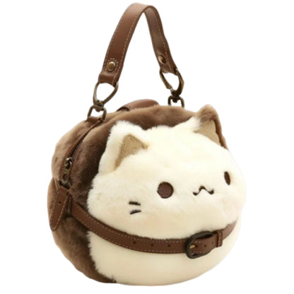 Kawaii Plush Cat Backpack 🐾✨ Adorable Lightweight Daypack for Kids & Teens - Perfect Travel Companion! 🌟🎒