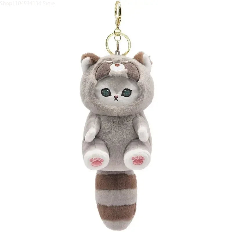 Chibi Shark Cat Plush Keychain Pendant Cartoon Charm Backpack Decor 🧸🎒✨
