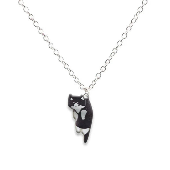 Kawaii Cartoon Cat Pendant Necklace 🐾✨ - Colorful Metal Choker for Couples & Friends | Adorable Party Jewelry! 🎉💖