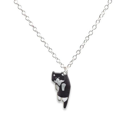 Kawaii Cartoon Cat Pendant Necklace 🐾✨ - Colorful Metal Choker for Couples & Friends | Adorable Party Jewelry! 🎉💖
