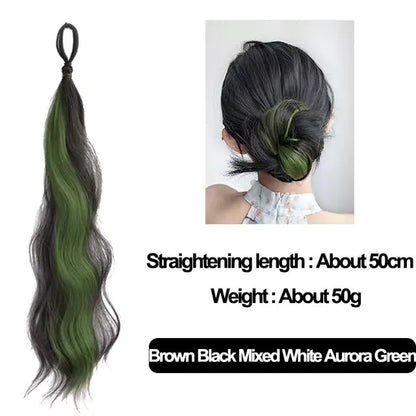 Kawaii 50cm Fluffy Self-Winding Bun Hair Accessory 🌟🎀