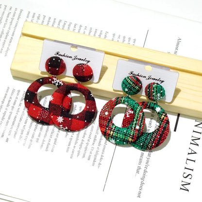 2 Piece Cute Christmas Elk Earrings Set Hypoallergenic Drop Jewelry For Women 🎄🦌