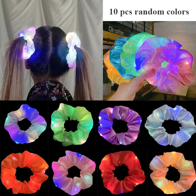 Kawaii LED Cat Ears Headband 🎀✨ | Colorful Glowing Hair Accessory for Cosplay & Parties 🎉💖