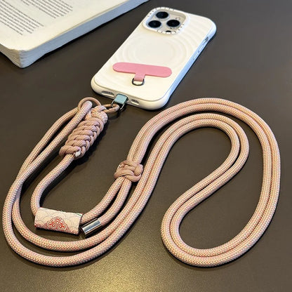 Kawaii Retro Phone Strap 🌈✨ Adjustable Crossbody Lanyard & Anti-Loss Cord for Cute Adventures! 📱💕