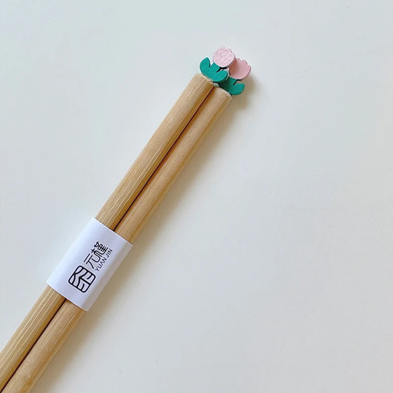 Bear-y Cute Bamboo Chopsticks 🐻🍣 - Delightful Dining Fun for All Ages! 🥢✨ - Pixie Quill