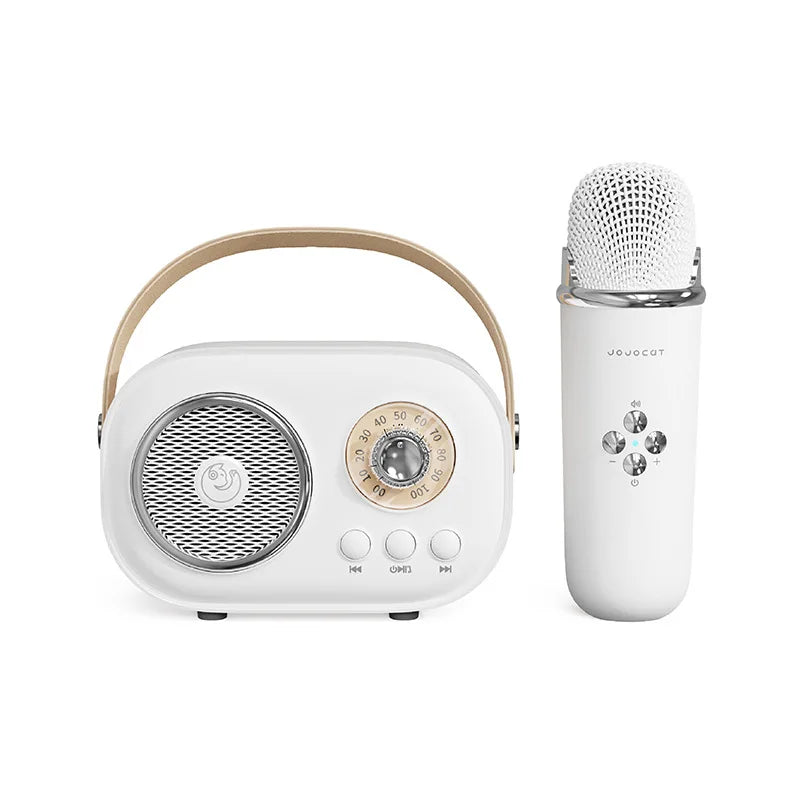 Kawaii Bluetooth Speaker 🎶 with Wireless Microphone 🎤 | Fun Karaoke 🎤 TF Card & FM Play | Perfect for Kids' Birthday Parties 🎉 | HIFI Bass & Handsfree Calling 💖