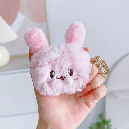 Kawaii Cute Cartoon Fluffy Plush Earphone Case for AirPods Pro 1/2/3 🐾✨ Cozy Fur Cover for Girls & Women 🎀