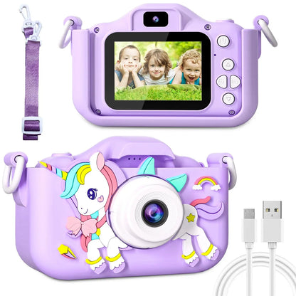 Adorable Unicorn Mini Kids Camera 🌈📸 - Capture Childhood Magic in 1080p HD!