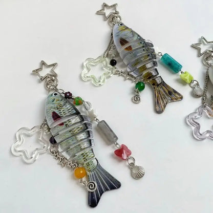 Playful Fish Keychain Bag Charm For Fishing Fans Gift Idea 🎣🐟